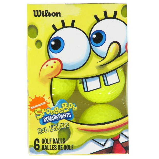 New 6 Pack Wilson Spongebob Golf Balls eBay