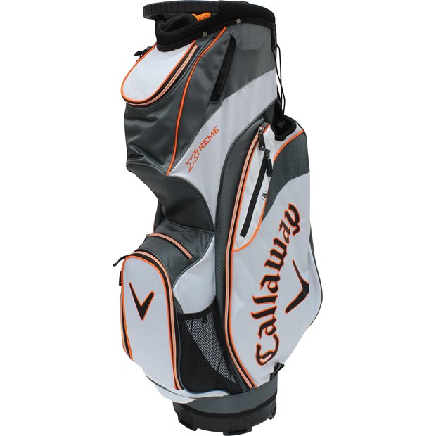 Callaway Xtreme White/Charcoal/Orange Cart Golf Bag