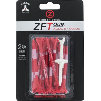 Zero Friction 3-Prong Performance 2 3/4" Golf Tees Accessories