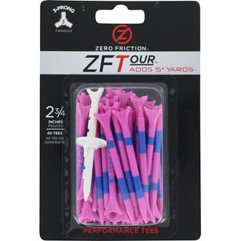 Zero Friction 3-Prong Performance 2 3/4" Golf Tees Accessories