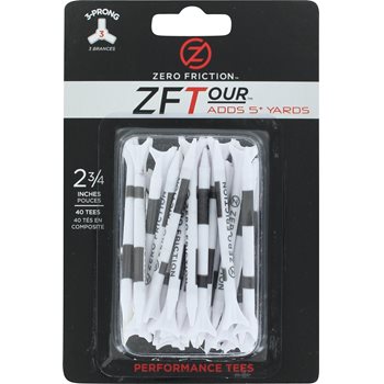 Zero Friction 3-Prong Performance 2 3/4" Golf Tees Accessories