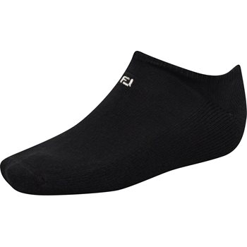 FootJoy ComfortSof Low-Cut Black Socks No Show Apparel