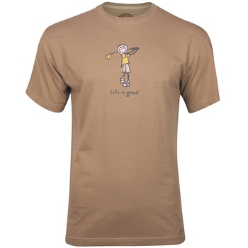 Life is Good Crusher Tee "Casual Golf" Shirt T-Shirt Apparel