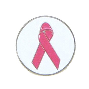 Global Tour Golf Pink Ribbon  Ball Marker Accessories