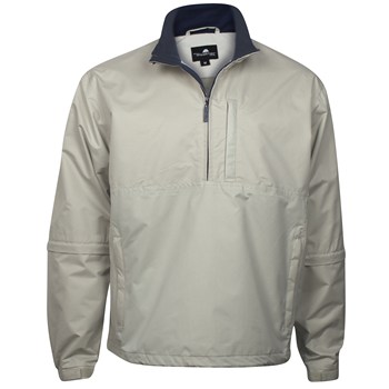Weather Company Microfiber Waterproof 1/2 Zip Rainwear Rain Jacket Apparel