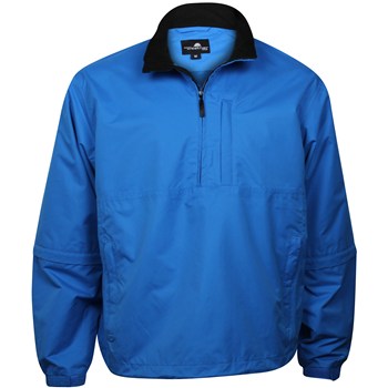 Weather Company Microfiber Waterproof 1/2 Zip Rainwear Rain Jacket Apparel