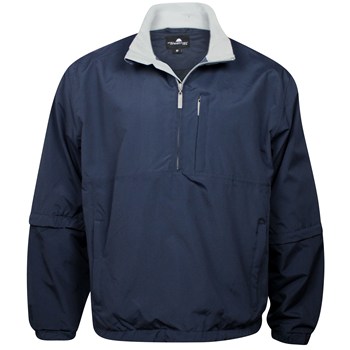 Weather Company Microfiber Waterproof 1/2 Zip Rainwear Rain Jacket Apparel