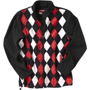 Sun Mountain Argyle Fleece Outerwear Jacket Apparel