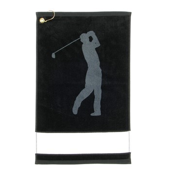 Devant Golfer Silhouette Signagraph Towel Accessories