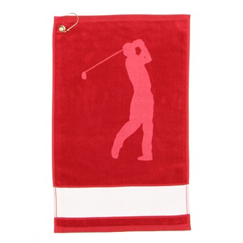 Devant Golfer Silhouette Signagraph Towel Accessories