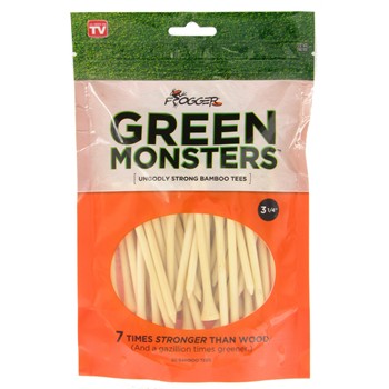 Frogger Green Monster 3 1/4" Golf Tees Accessories