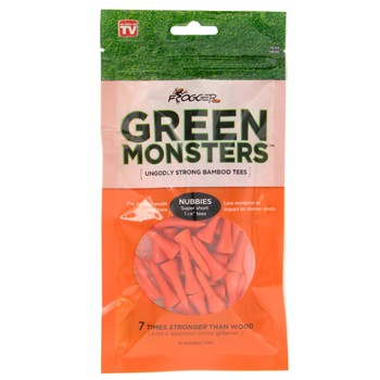 Frogger Green Monsters Nubbies 1 1/8" Golf Tees Accessories
