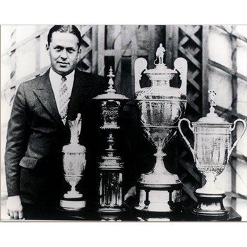 Golf Links To The Past Bobby Jones:  1930 Harvest Photo