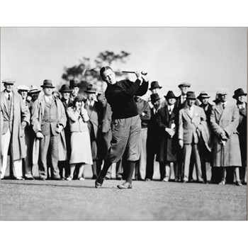 Golf Links To The Past Bobby Jones in Action Photo