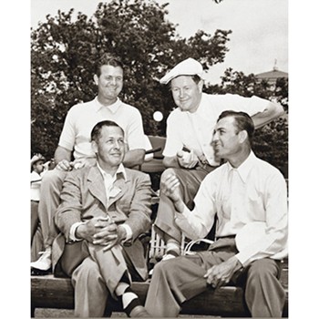 Golf Links To The Past Demaret, Nelson, Jones, & Hogan:  1946 Masters Photo