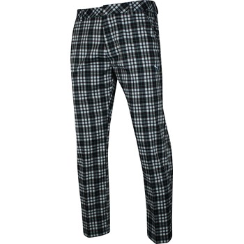 Puma Golf Plaid Tech Pants Flat Front Apparel