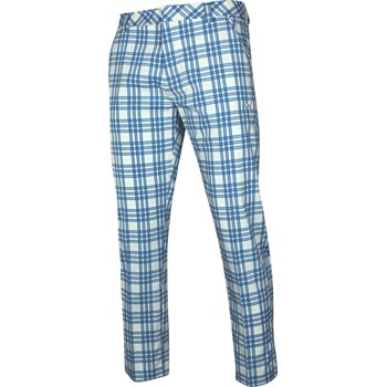 Puma Golf Plaid Tech Pants Flat Front Apparel