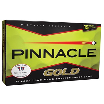 Pinnacle Gold Yellow Golf Ball Balls