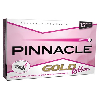 Pinnacle Gold Ribbon Pink Golf Ball Balls