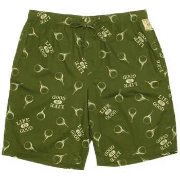 Life is Good Sleep Shorts "Tee Time" Shorts Flat Front Apparel