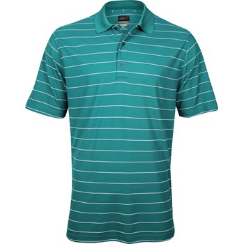 Greg Norman ProTek Micro Pique Stripe Shirt Polo Short Sleeve Apparel
