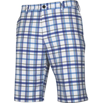 Adidas ClimaLite Fashion Plaid Shorts Flat Front Apparel