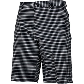 Adidas ClimaLite Neutral Plaid Shorts Flat Front Apparel