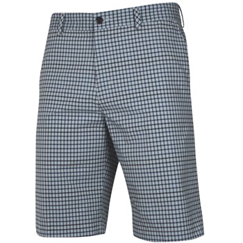 Adidas ClimaLite Neutral Plaid Shorts Flat Front Apparel