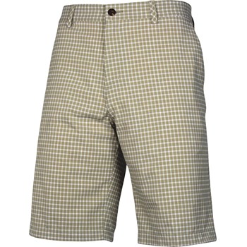 Adidas ClimaLite Neutral Plaid Shorts Flat Front Apparel