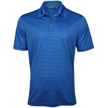 Ashworth EZ-TEC2 Performance Pencil Stripe Shirt Polo Short Sleeve Apparel