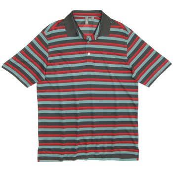 Ashworth EZ-TEC2 Performance Stripe Shirt Polo Short Sleeve Apparel