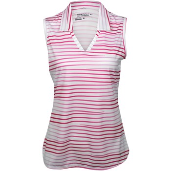 Nike Dri-Fit Novelty Stripe Sleeveless Shirt Polo Short Sleeve Apparel