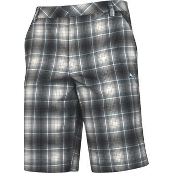 Puma Ombre Plaid Tech Shorts Flat Front Apparel