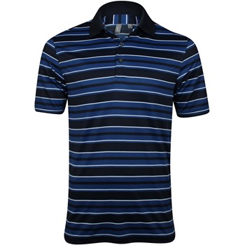 Ashworth EZ-TEC2 Performance Front Panel Print Shirt Polo Short Sleeve Apparel