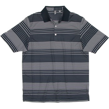Ashworth EZ-TEC2 Performance Ombre Stripe Shirt Polo Short Sleeve Apparel