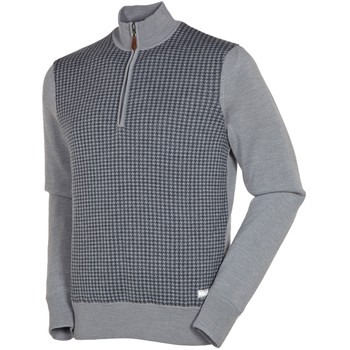 SunIce York 1/4 Zip Windstopper Houndstooth Sweater Outerwear Pullover Apparel