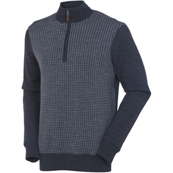 SunIce York 1/4 Zip Windstopper Houndstooth Sweater Outerwear Pullover Apparel