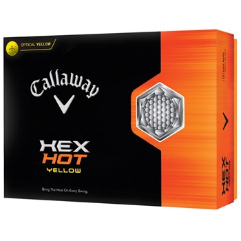 Callaway HEX Hot Yellow Golf Ball Balls