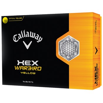 Callaway HEX Warbird Yellow Golf Ball Balls