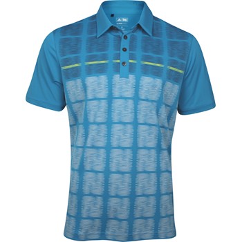 Adidas ClimaCool Window Pane Printed Shirt Polo Short Sleeve Apparel