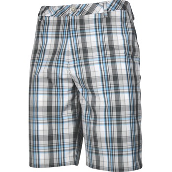 Ashworth Madras Plaid Flat Front Shorts Flat Front Apparel
