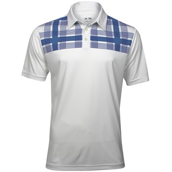 Adidas ClimaCool Chest Plaid Shirt Polo Short Sleeve Apparel