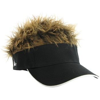 FlairHair Brown Hair Headwear Visor Apparel