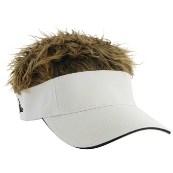 FlairHair Brown Hair Headwear Visor Apparel