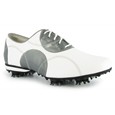 FootJoy LoPro Collection Silver Patent/White Soft Milled