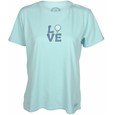 Life is Good Crusher Tee "I Love Golf"