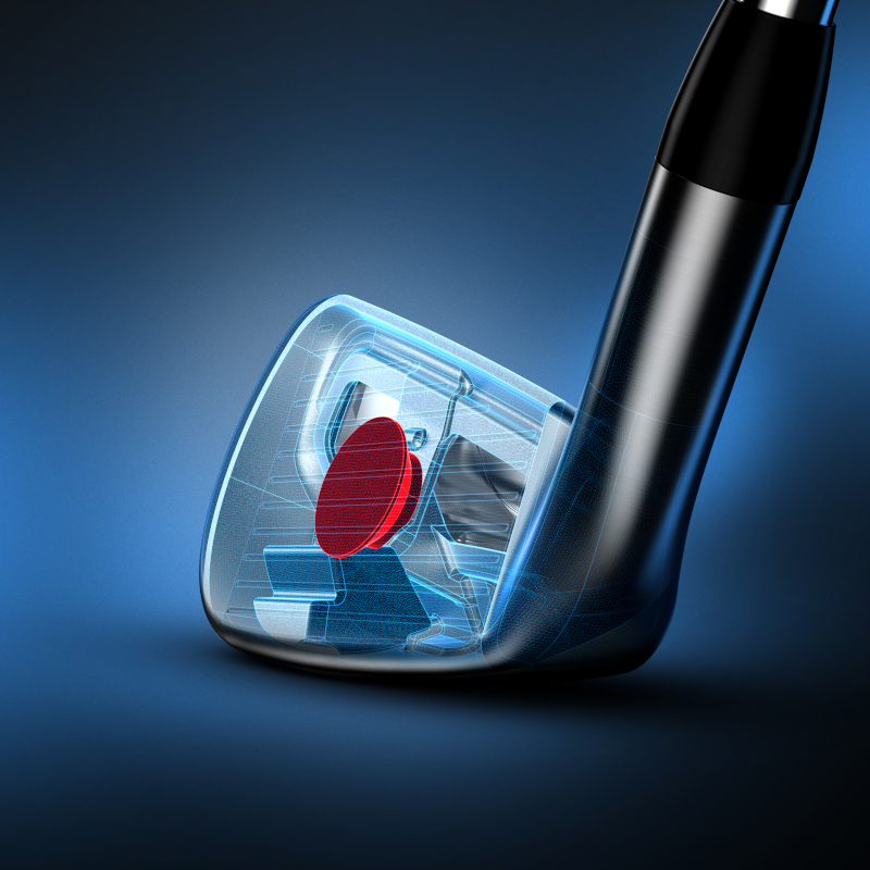 Titleist U505 Driving Iron max impact power pack design