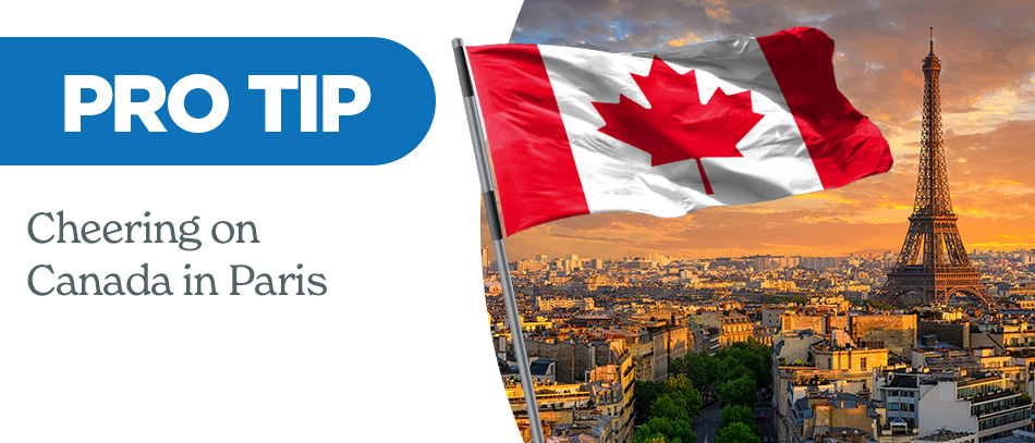 Cheering on Canada at the 2024 Olympics