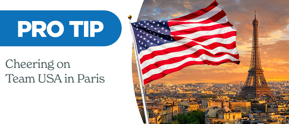 Cheering on Team USA at the 20224 Olympics