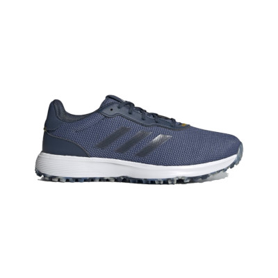 Adidas S2G Spikeless Golf Shoes blue navy yellow